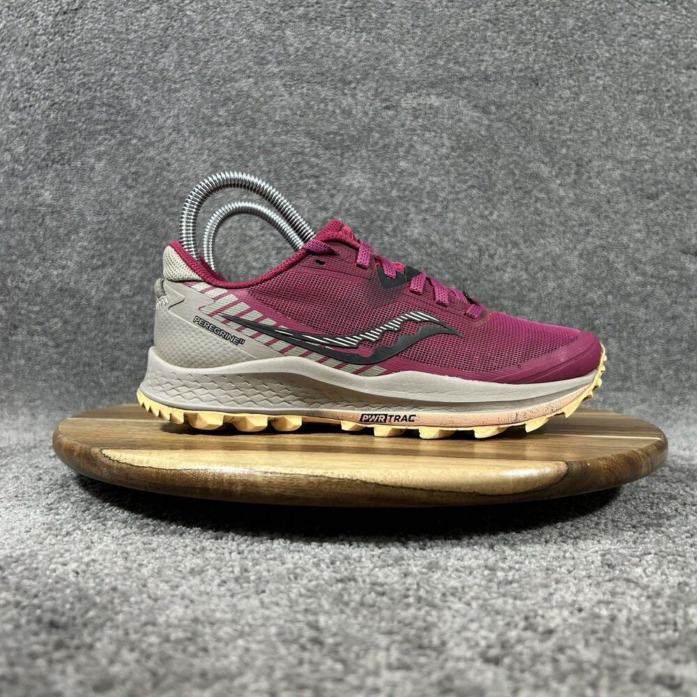 Saucony Peregrine 11 S10641-45 Women’s Size 6 Cherry Gravel Trail Running Shoes